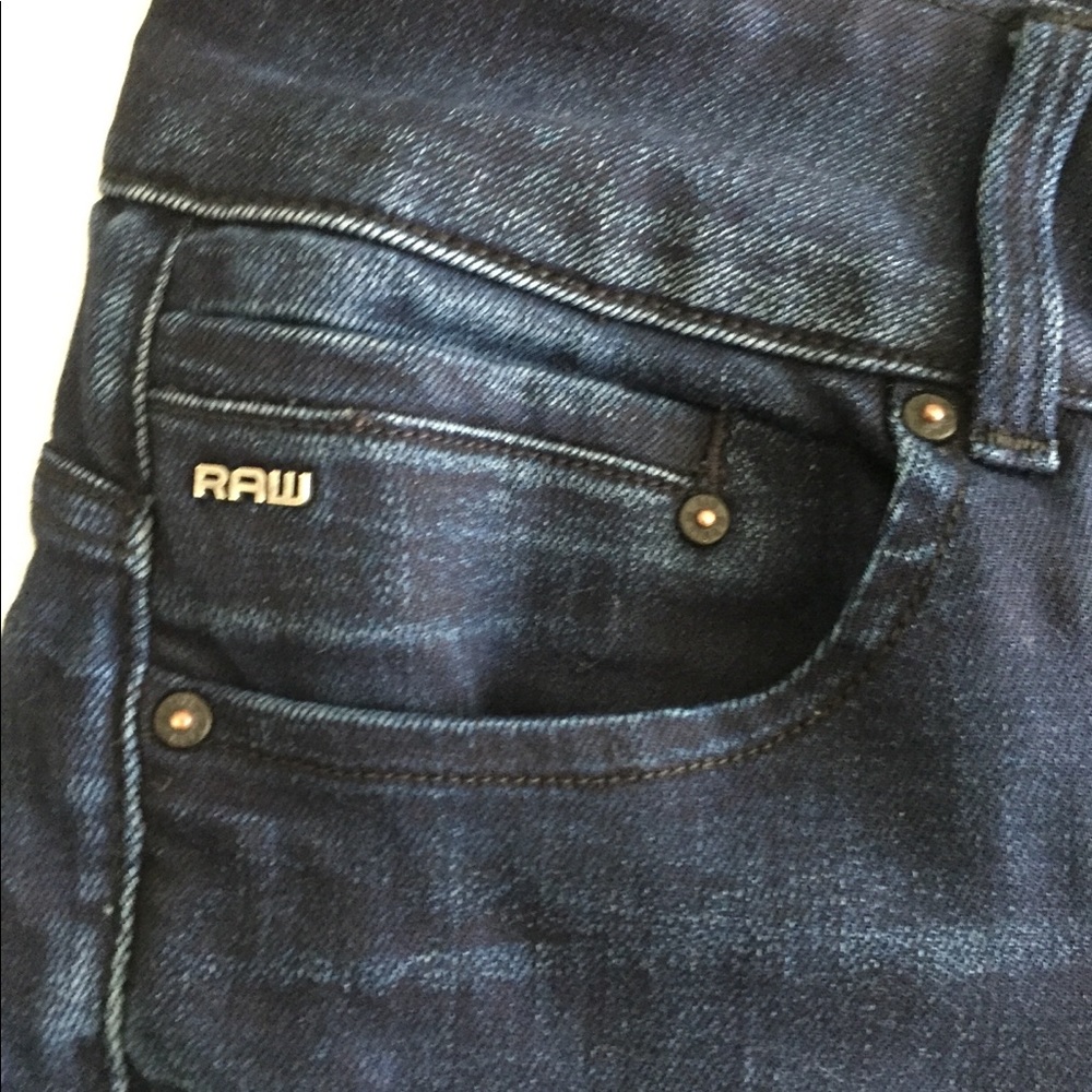 G Star Raw Dark Blue Jeans. Midge Cody Style
